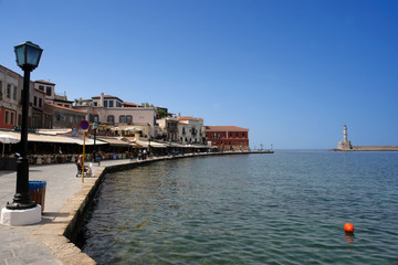 Crète, port de Chania