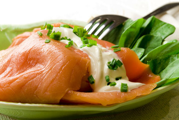 smoked salmon