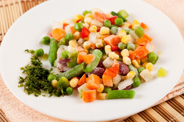 Frozen vegetables