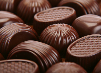 Closeup candy background