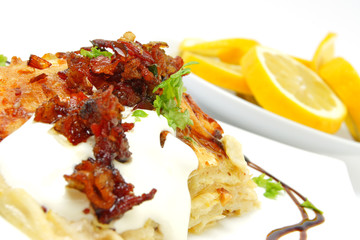 kartoffel-apfel-gratin mit speck #1