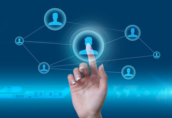 Social network concept