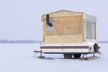 Ice fishing trailer