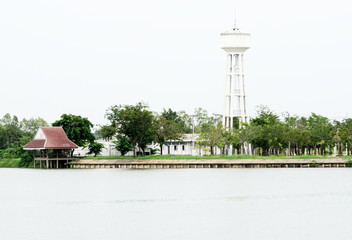 Fototapeta premium White tower to store water