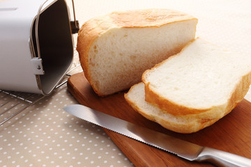 ホームベーカリーで作った食パン