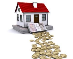 pound sterling money - a stable foundation for home