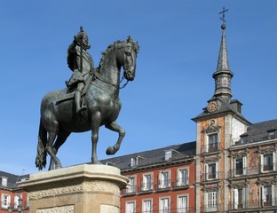 Fototapeta na wymiar Plaza Mayor - Madrid - Spanien