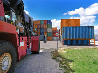 Container verladen