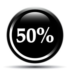 50 PERCENT ICON