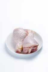 Raw chicken legs