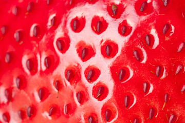 macro strawberry