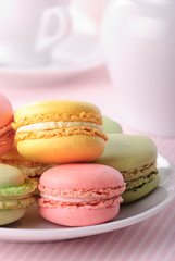 Pink macaroones