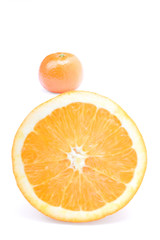 orange and mandarin