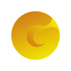 lettre G alphabet bouton icône lettrine typo mot