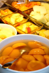 Hotel breakfast buffet  Jaen Andalusia Spain