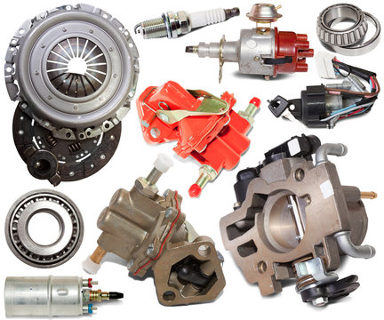 Set Of Automotive Spare Parts