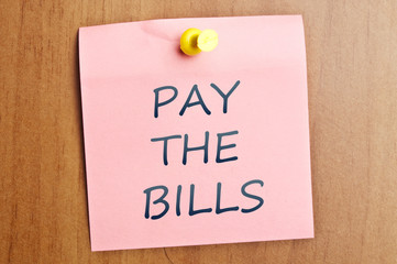 Pay the bills