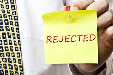 Rejected notice