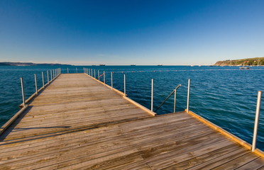 wooden dock