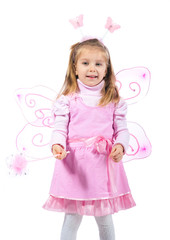 Little girl in fairy costume