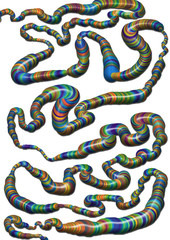 Fototapeta premium LSD Worms