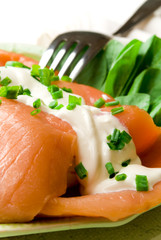 ensalada con salmon