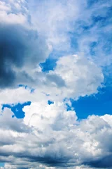 Fotobehang Background of blue sky with clouds © Megaloman1ac