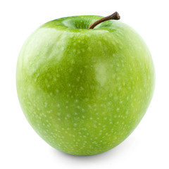 Green apples Isolated on a white background