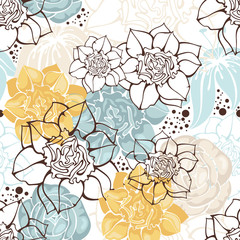seamless floral background