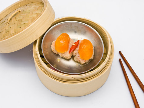 Chinese steamed dimsum egg