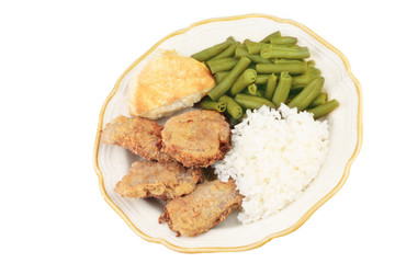 Fried Pork Tenderloin Dinner