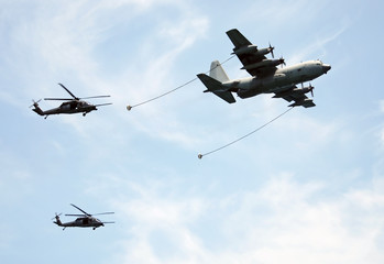 Aerial refueling operation