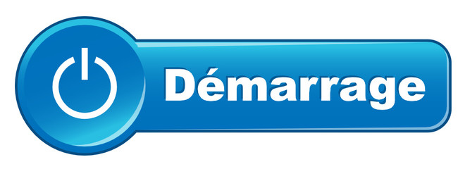 Bouton Web DEMARRAGE (démarrer start cliquer ici démarrer bleu)