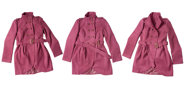 Pink Coat For Females