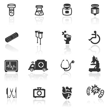 Icon set  medical