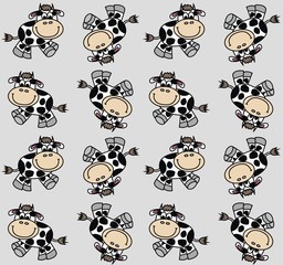 seamless cow pattern