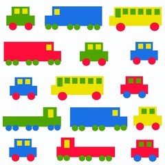 Naklejka premium seamless traffic pattern