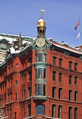 Fototapeta premium Sun Trust Building 15th Avenue After Snow Washington DC