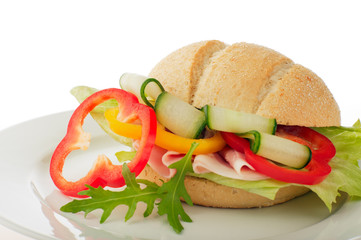Close-up of a sandwich