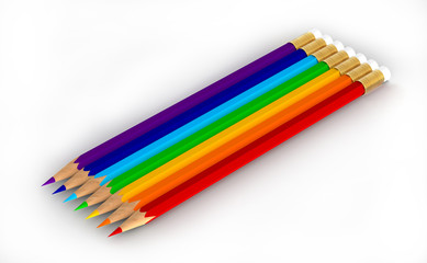 Obraz premium crayons de couleur