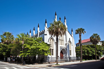 Fototapeta premium Kościół hugenotów w Charleston