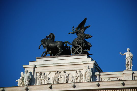 Quadriga, particolare del parlamento austriaco