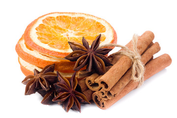 Orange, anise and cinnamon