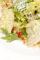vegetable salad with croutons