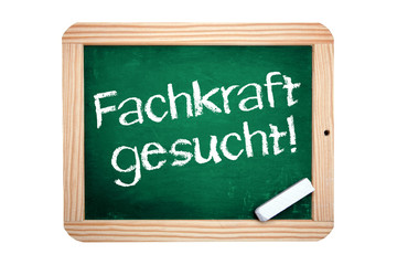 Obraz premium Fachkraft gesucht