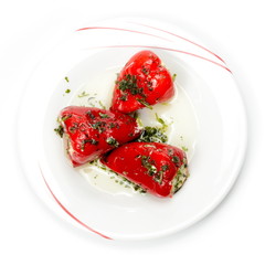 little sweet peppers filled with cheese