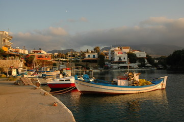 Fototapeta na wymiar Hafen von Sisi, Kreta