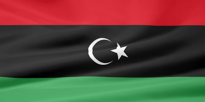 Flagge von Libyen - alt