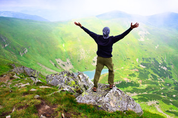 Fototapeta premium Beautiful mountains landscape