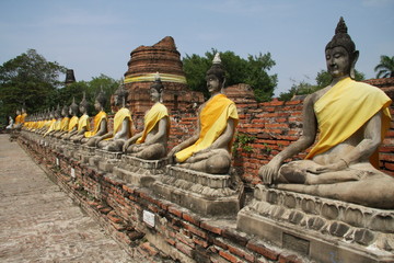 Buddha - Ayuthaia in Thailand